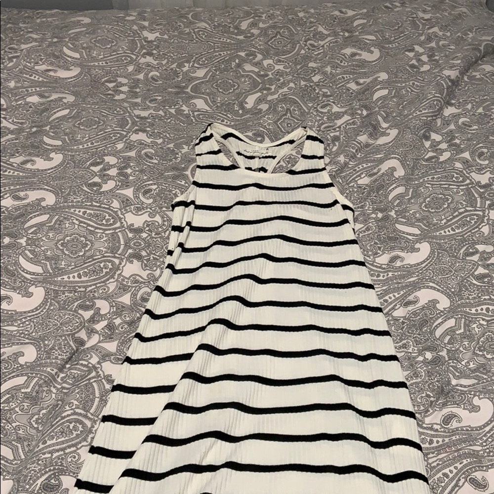 Striped long dress